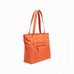 Vera Bradley Recycled Cotton Utility Tote Bag Orange Bell Pepper Travel